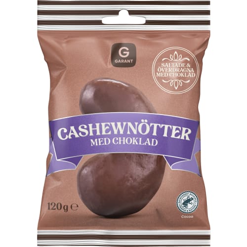 Cashewnötter med Choklad