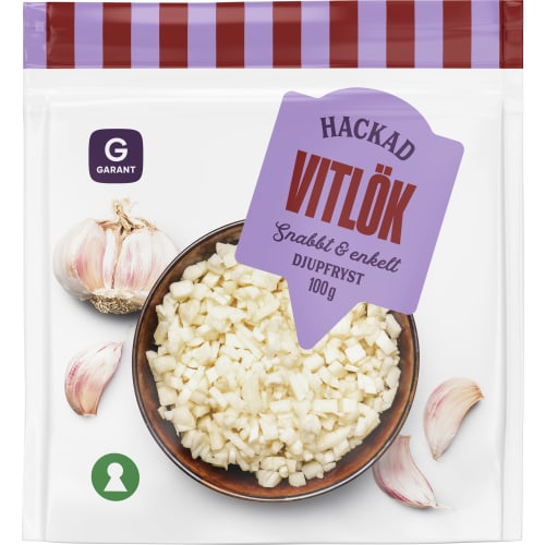 Garant Vitlök Hackad Fryst