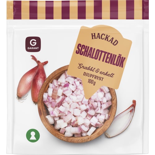 Garant Schallotenlök Hackad Fryst