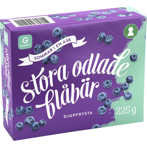 Stora Blåbär Odlade Frysta