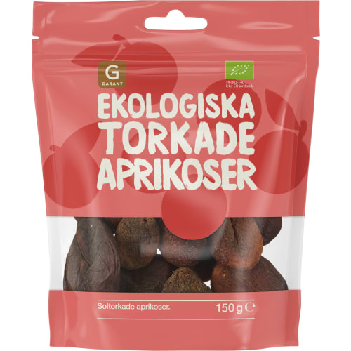 Aprikoser Soltorkade Ekologiska