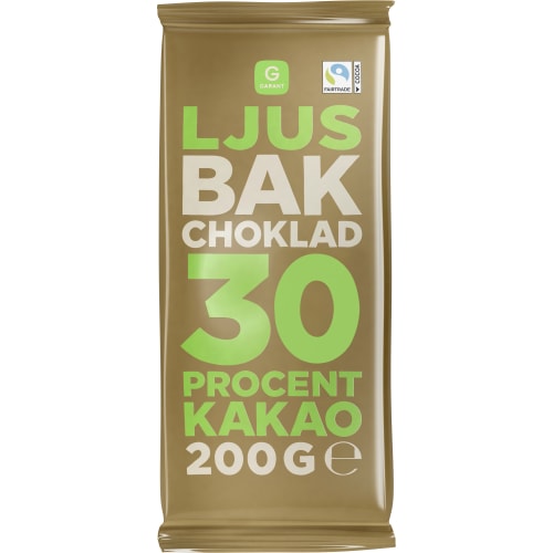 Ljus Bakchoklad 30%