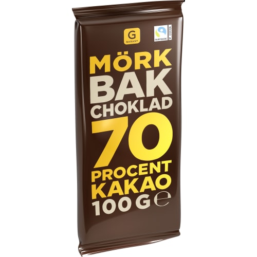 Mörk 70% Bakchoklad