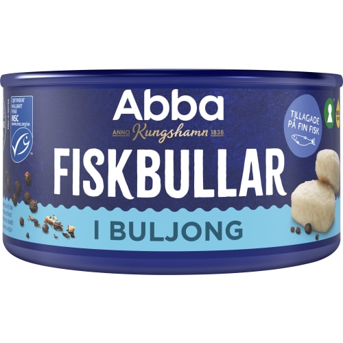 Fiskbullar i Buljong