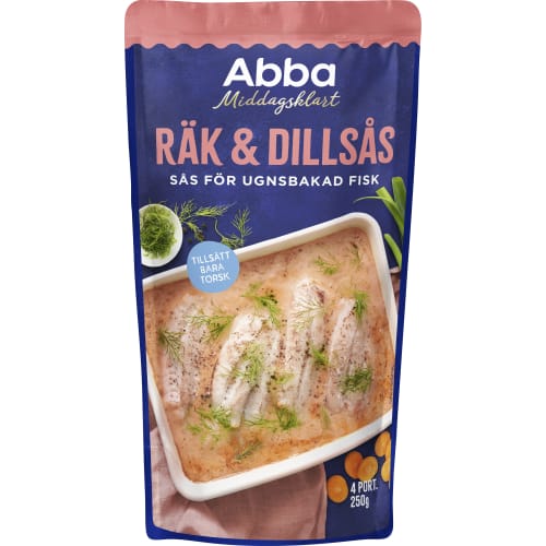 Räk & Dillsås För Ugnsbakad Torsk 4 Port