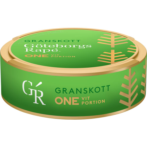 Göteborgs Rapé One White Granskott Portionssnus