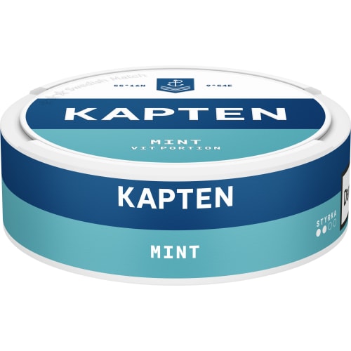 Kapten Mint Vit Portionssnus