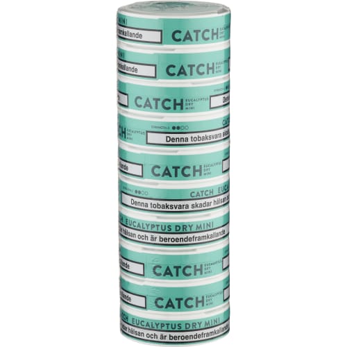 Catch Dry Mini White Eucalyptus Snus