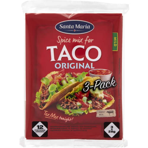 Taco Spice Mix Mild 3-pack