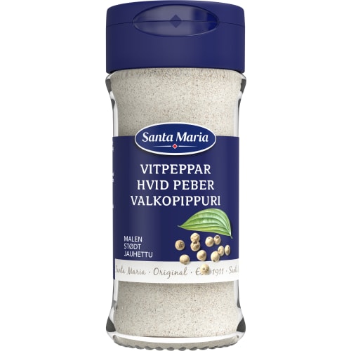 Vitpeppar Malen Burk