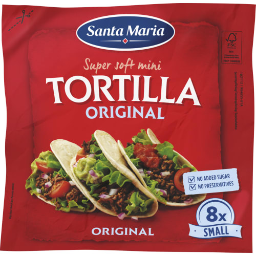 Tortilla Original Small 8-pack
