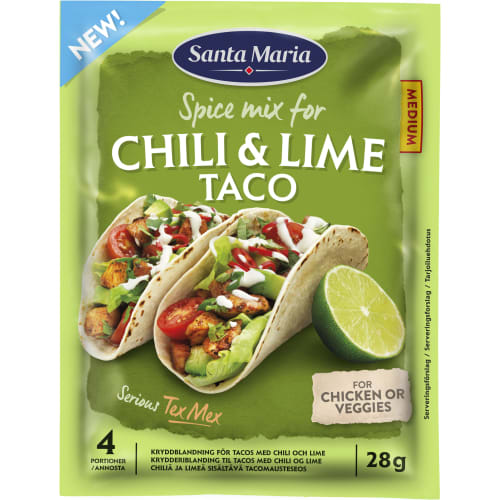 Taco Spice Mix Chili & Lime Medium