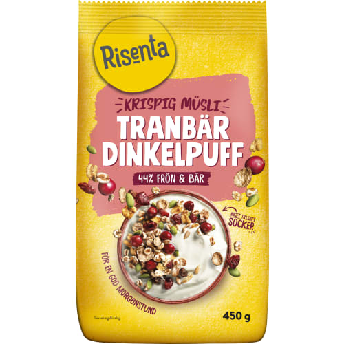 Tranbär Dinkel Krispig Müsli