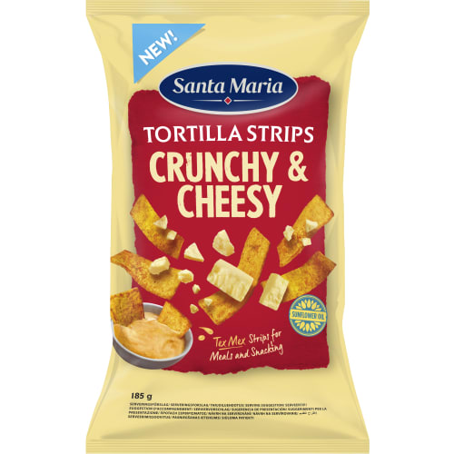 Crunchy Cheesy Tortilla Strips