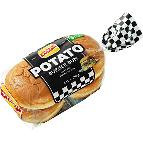 Burger Bun Potato 4-pack