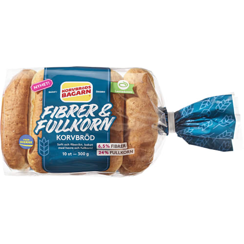 Korvbröd Fiber & Fullkorn 10-pack