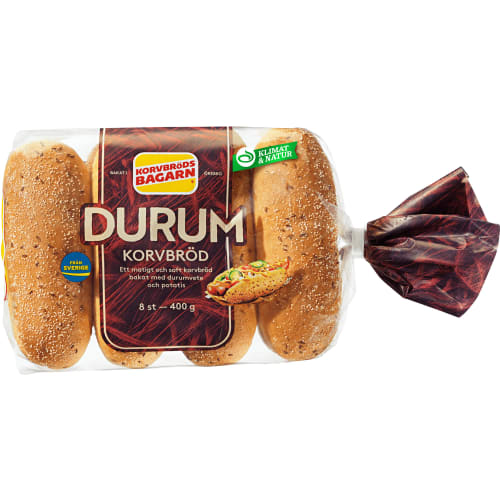 Korvbröd Extra Durum 8-pack