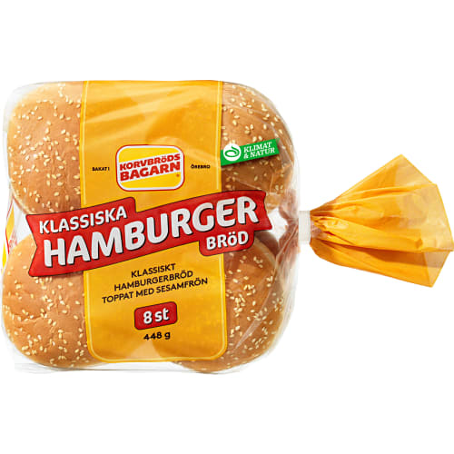 Hamburgerbröd 8-pack