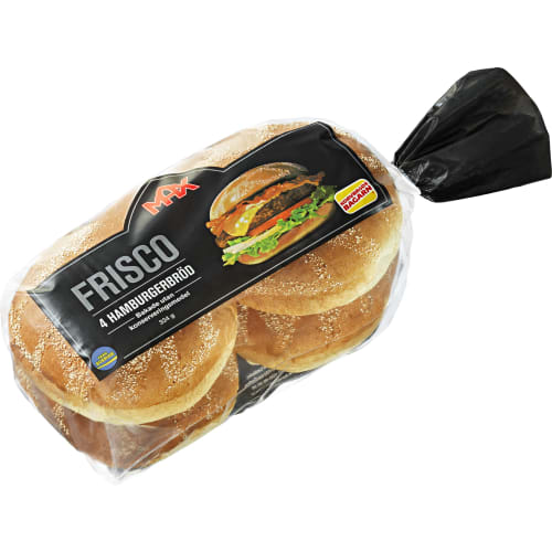 Hamburgerbröd Frisco 4-pack