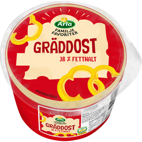 Gräddost Familjefavoriter 38%