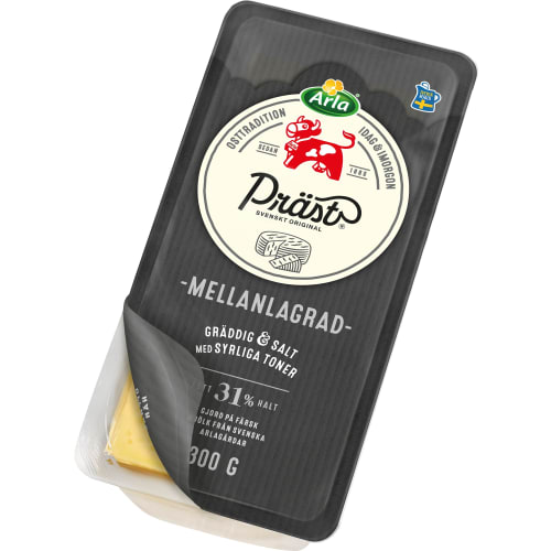 Präst Mellanlagrad Skivad 31%