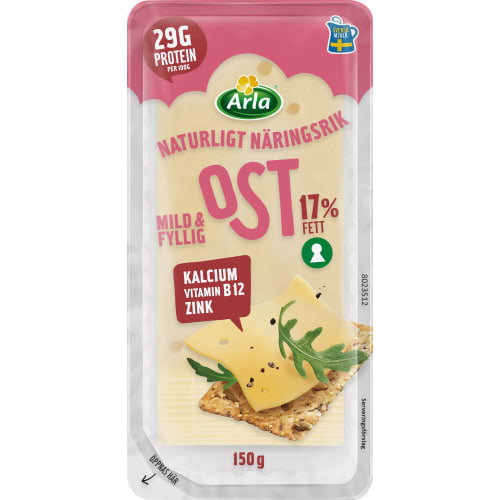 Mild&fyllig Skivad Ost 17%