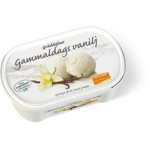 Vanilj Gammaldags Glass
