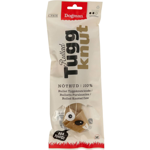 Tuggknut Mellan Rullad Hundgodis