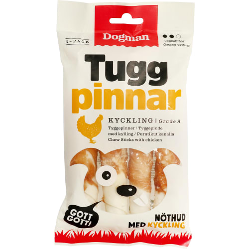 Tuggpinnar Kyckling Hundgodis 4-pack