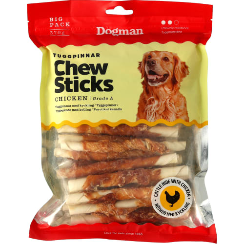 Chew Sticks Chicken Tuggpinnar Hundgodis 30-pack