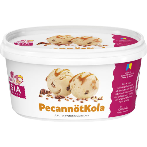 Pecannötkola Gräddglass