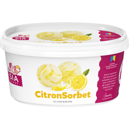Citronsorbet