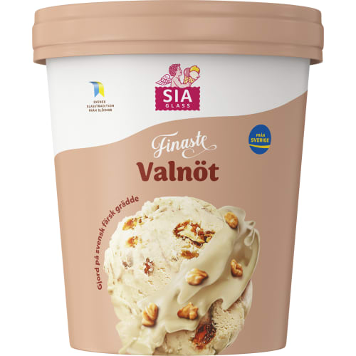 Valnöt Vår Finaste Gräddglass