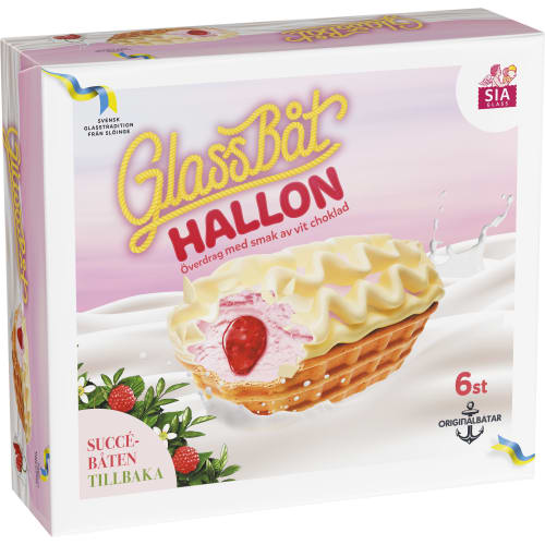 Glassbåt Hallon