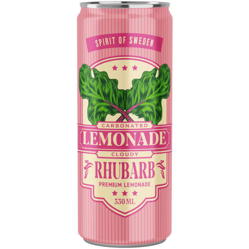 Rhubarb Lemonade Läsk Burk