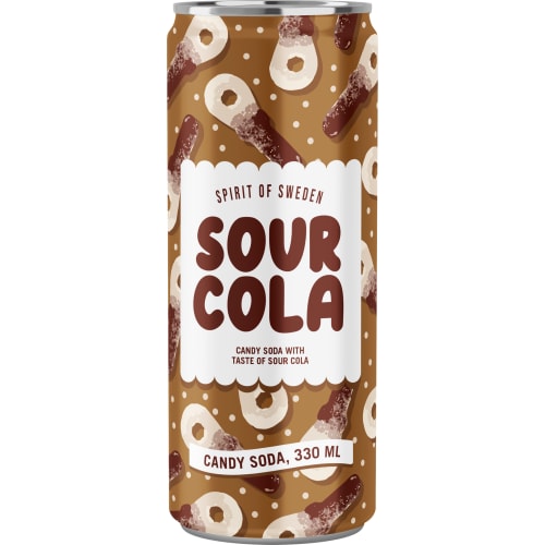 Sour Cola Läsk, Burk