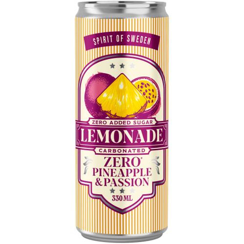 Lemonade Zero Pineapple Passion Läsk Burk