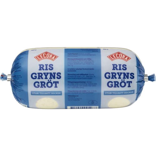 Risgrynsgröt Utan Socker