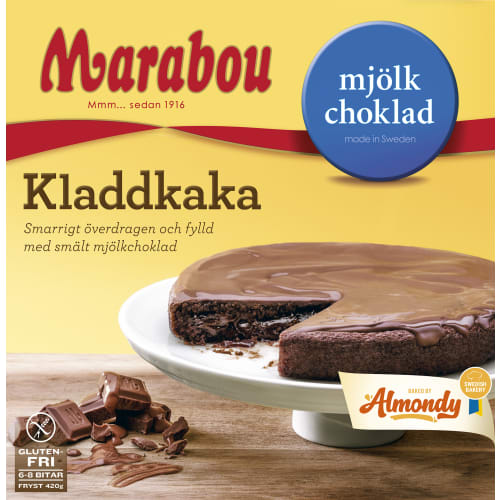 Kladdkaka Marabou Mjölkchockla Glutenfri Fryst