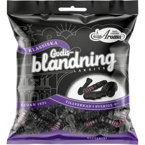 Godisblandning Lakrits