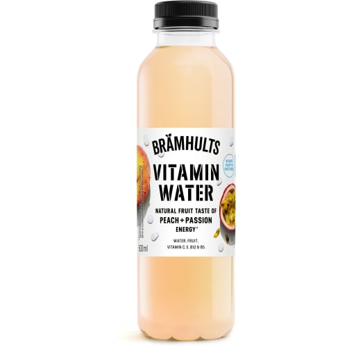 Vitamin Water Peach Passion Vitamindryck Pet