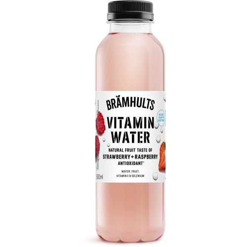 Vitamin Water Strawberry Raspberry Vitamindryck Pet