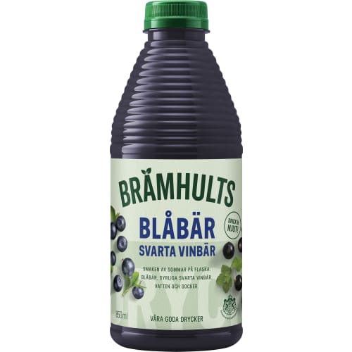 Blåbär Svarta Vinbär Bärdryck