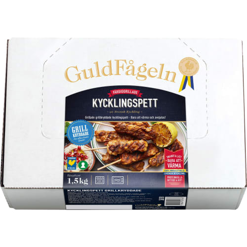 Kycklingspett Grillade Fryst