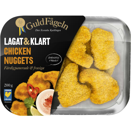 Chicken Nugget Lagat & Klart Sverige