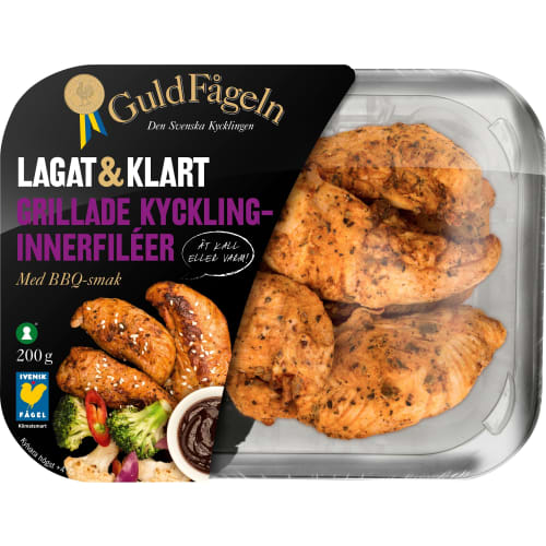Kycklinginnerf Grillad Bbq Smak Sverige