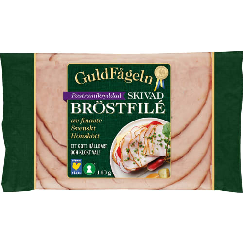 Hönsbröstfile Pastramikryddad Skivad