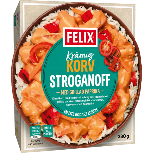Korvstroganoff Grillad Paprika Fryst/1port