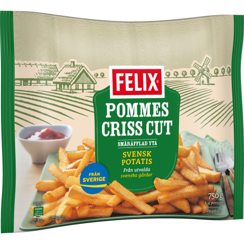 Pommes Criss Cut Frysta