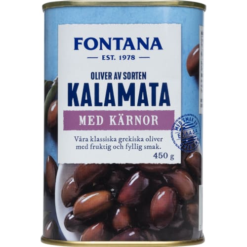 Kalamata Oliver med Kärnor